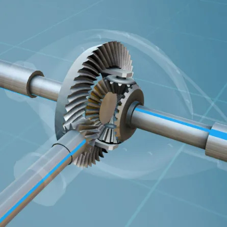 عمل الترس التفاضلي (الدفرنس)