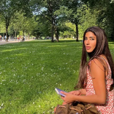 ليلى عبدالله في امستردام - الصورة من حسابها على الانستجرام 