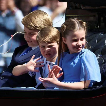 أولاد الأمير ويليام الأمير جورج والأميرة شارلوت والأمير لويس- الصورة من وكالة رويترز