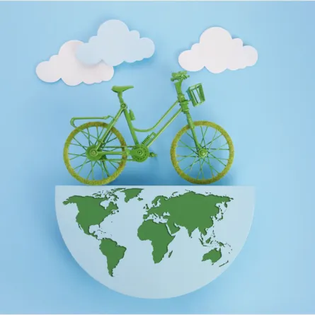 الدراجة الهوائية هي وسيلة نقل العالم إلى مستقبل أكثر استدامة