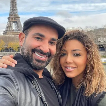 أحمد سعد وزوجته - الصورة من حسابه على انستغرام