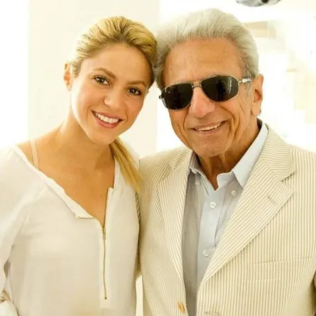 شاكيرا مع والدها- الصورة من حسابها على إنستغرام