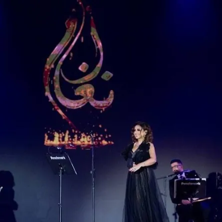 أنغام من حفل جدة - صورة من حسابها الرسمي على " انستغرام" 