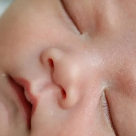 صورة لطفل صغير نائم