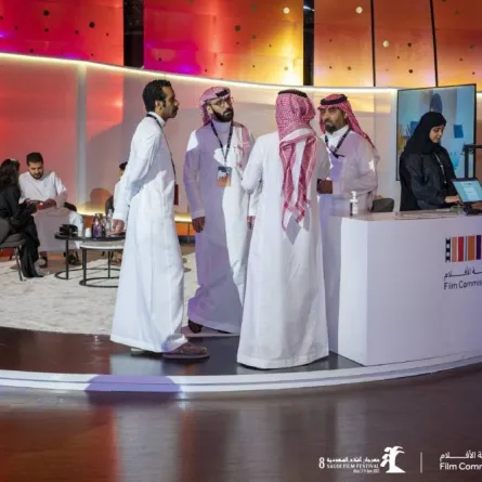 هيئة الأفلام تناقش سبل دعم صناع الأفلام السعودية في سوق الإنتاج - الصورة من حساب الهيئة