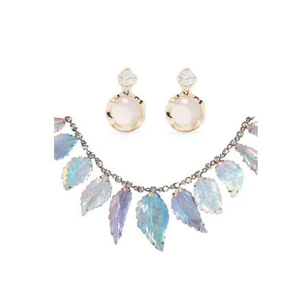 مجوهرات مرصعة بحجر الأوبال الأبيض 2022