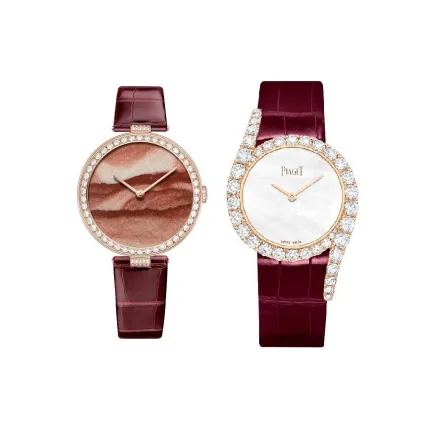 موديلات ساعات باللون العنابي الداكن 2022