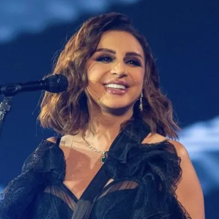 أنغام- الصورة من حساب شركة بنش مارك على الانستغرام