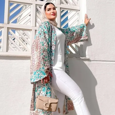 عباية مشجرة من أميرة شلبي