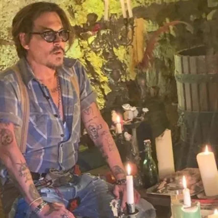 جوني ديب- الصورة من حسابه على إنستغرام