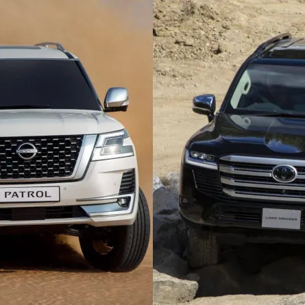 مقارنة بين نيسان باترول 2022 وتويوتا لاندكروزر 2022