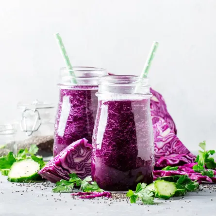 فوائد عصير الملفوف الأحمر مذهلة للجسم