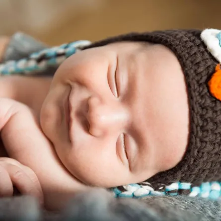 صورة لمولود نائم