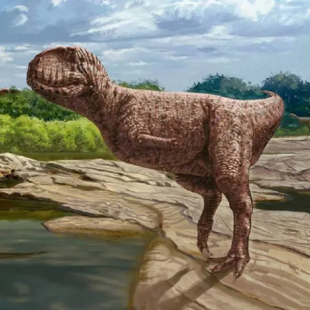 صورة تقريبية للديناصور