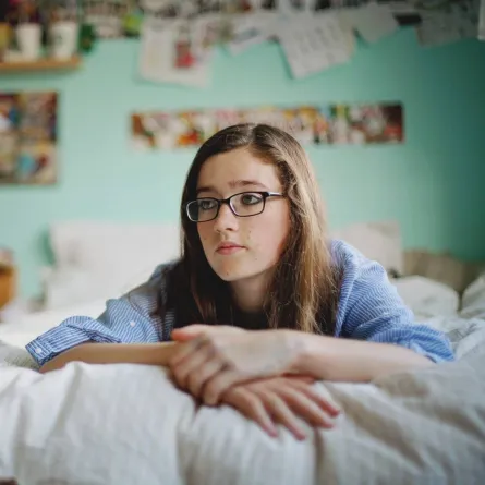 صورة لمراهقة