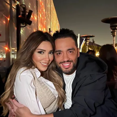 رامي جمال وزوجته ناريمان - الصورة من حسابه على انستغرام