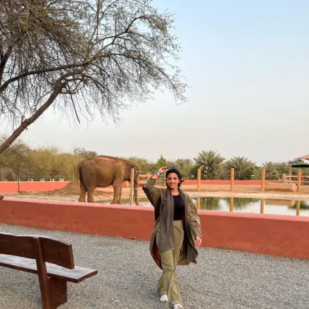 حياة - الصورة من حسابها على الانستجرام