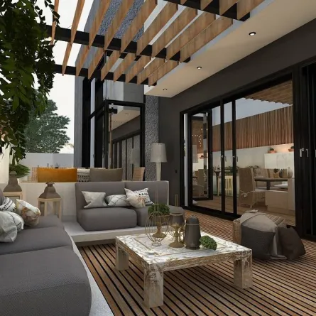 ديكورات جذابة للشرفة