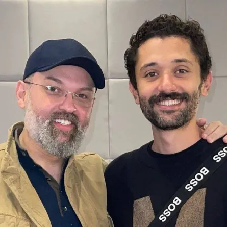 محمد وكريم محمود عبدالعزيز - صورة من حساب محمد على إنستجرام