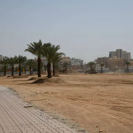 جانب من مشروع حديقة السجى