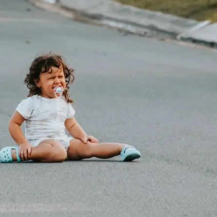 صورة لنوبة غضب الطفل