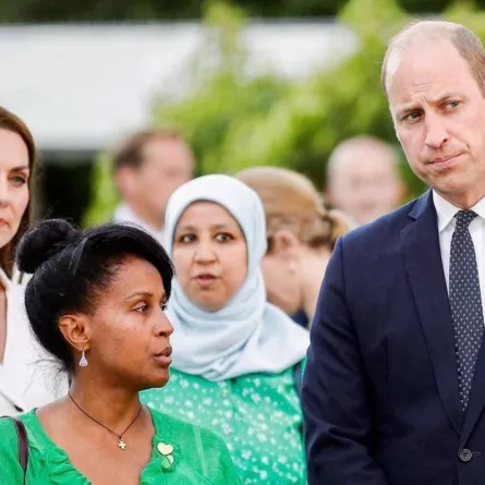 كيت ميدلتون والأمير ويليام في حفل تأبين ضحايا حريق برج غرينفيل- الصورة من حساب Duke and Duchess of Cambridge على إنستغرام