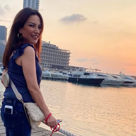 أمل عرفة - الصورة من حسابها على فيسبوك