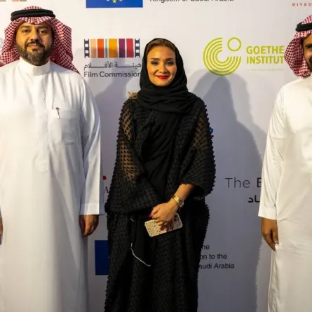 لقطة من افتتاح الدورة الأولى لمهرجان السينما الأوروبية - صورة من المكتب الإعلامي للمهرجان