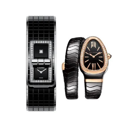 من قال بأن ساعات الفولاذ والسيراميك للرجال فقط؟ إليك تصاميم عصرية لإطلالة استثنائية