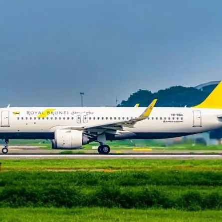 طائرة خطوط رويال بروناي الجوية- الصورة من حساب Royal Brunei Air على إنستغرام