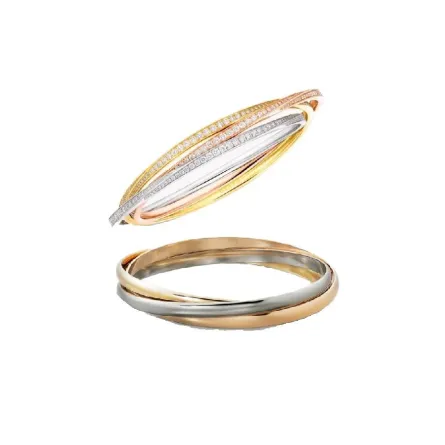 أساور ذهب أبيض وأصفر لصيف 2022