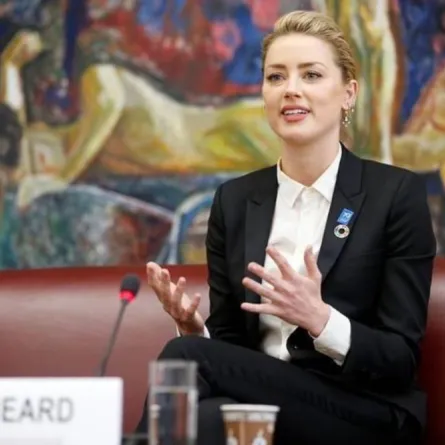 آمبر هيرد صاحبة أجمل وجه في العالم- الصورة من حساب آمبر هيرد على إنستغرام