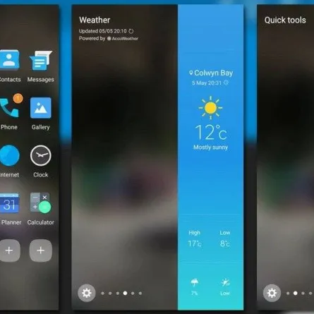 صورة لوحة تحكم جانبية من سامسونج