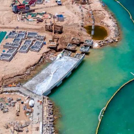 جانب من  تطوير مشروع ابحر