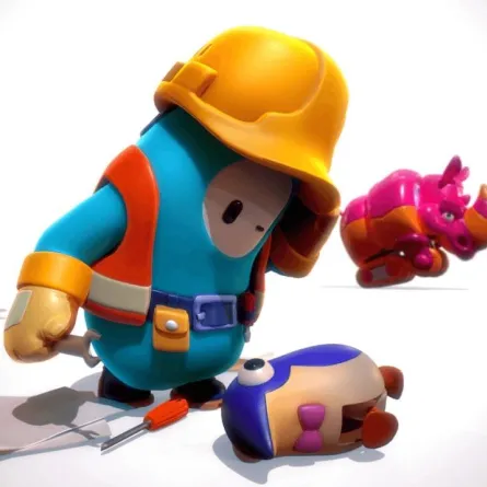 صورة من شخصيات لعبة fall guys