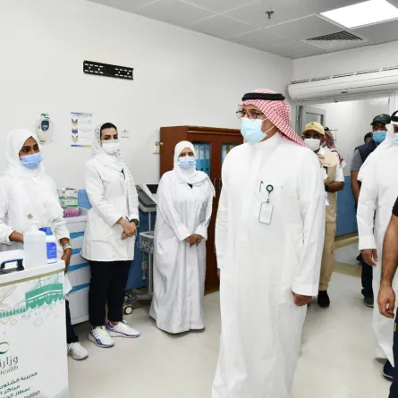 الوقوف على الخدمات المقدمة للحجاج