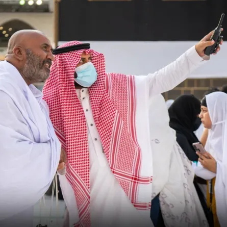 24 ألف مستفيد من خدمات إرشاد ودلالة - الصورة من موقع رئاسة شؤون الحرمين