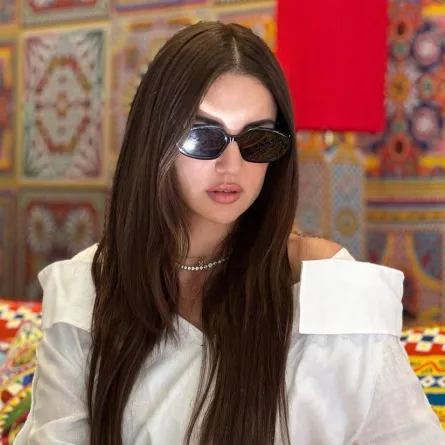 درة - صورة من حسابها على إنستجرام