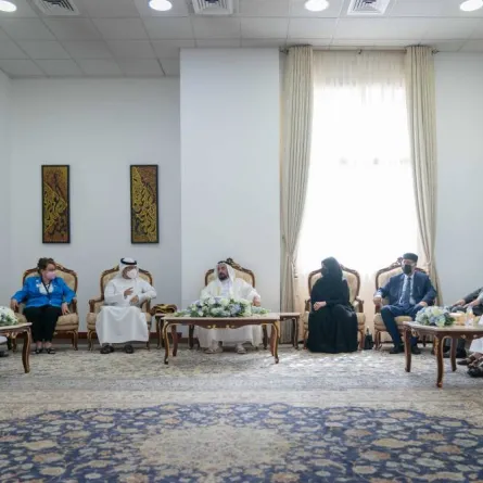 الملتقى الدولي الأول لمعلمي اللغة العربية. الصورة من "وام"