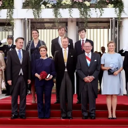 العائلة المالكة في لوكسمبورغ تشهد الإحتفال باليوم الوطني