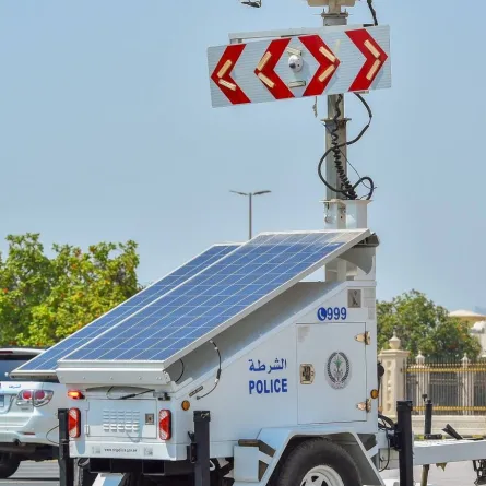 المقطورة التنبيهية. الصورة من "وام"