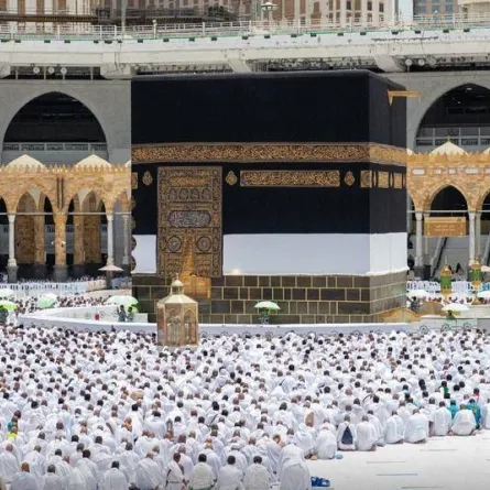 شؤون الحرمين توضح مناسك الحج الثلاثة - الصورة من رئاسة شؤون الحرمين