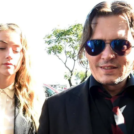 جوني ديب وطليقته آمبر هيرد