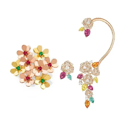 موديلات مجوهرات عنقودية الشكل