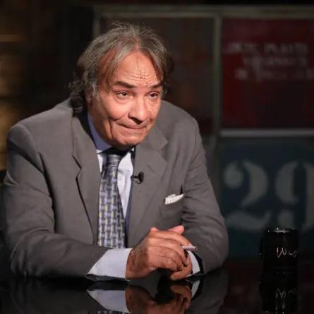 حمدي الوزير - صورة من برنامج ضرب نار على فضائية القاهرة والناس