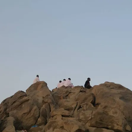 صورة الحجاج على جبل عرفات