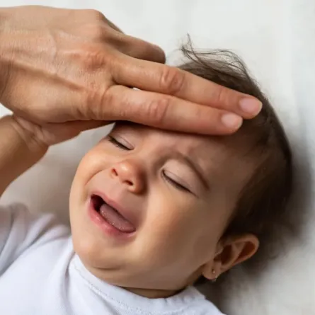 التعرق ظاهرة طبيعية عند الرضع