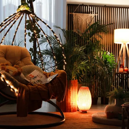 زاوية في البلكونة الملحقة بالصالة