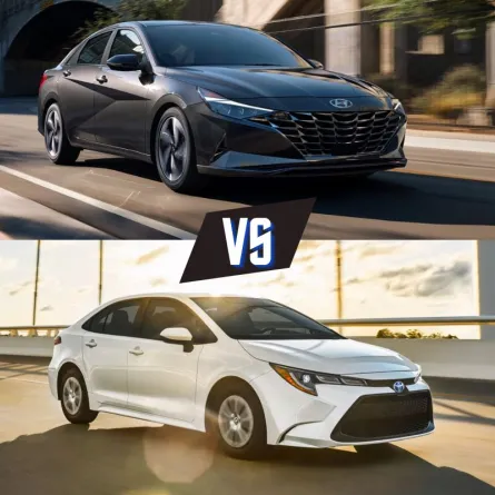 المقارنة بين سيارتين