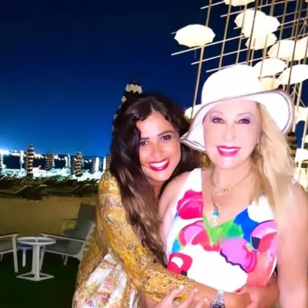 ياسمين عبد العزيز ونادية الجندي - صورة من حساب ياسمين على إنستغرام